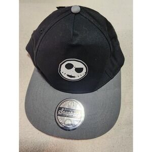 Nightmare‎ Before Christmas Hat Cap OSFM Boys Black Flat Bill Snap Back Disney